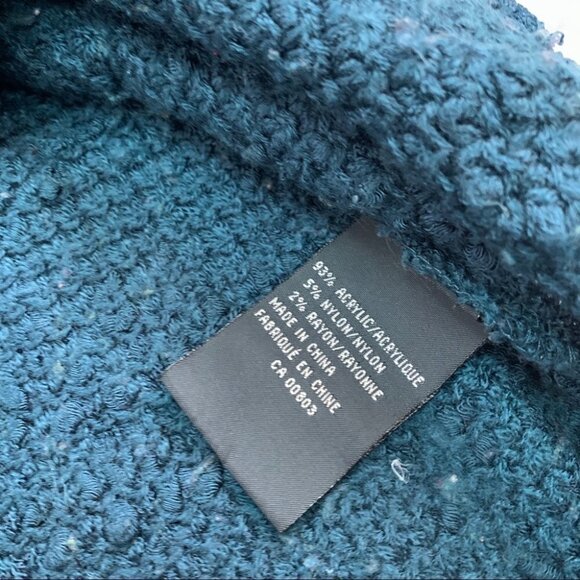 𝅺vintage💙jana Blue Button Up Sweater Cardigan Size Medium - Picture 7 of 9